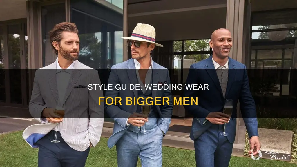 how to dress for a wedding bigger men