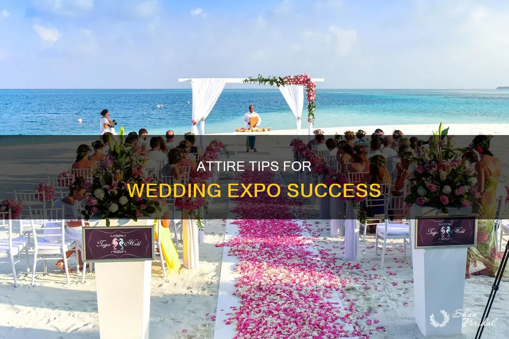 how to dress for a wedding expo