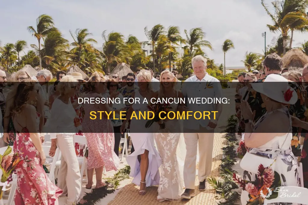 how to dress for a wedding in cancun