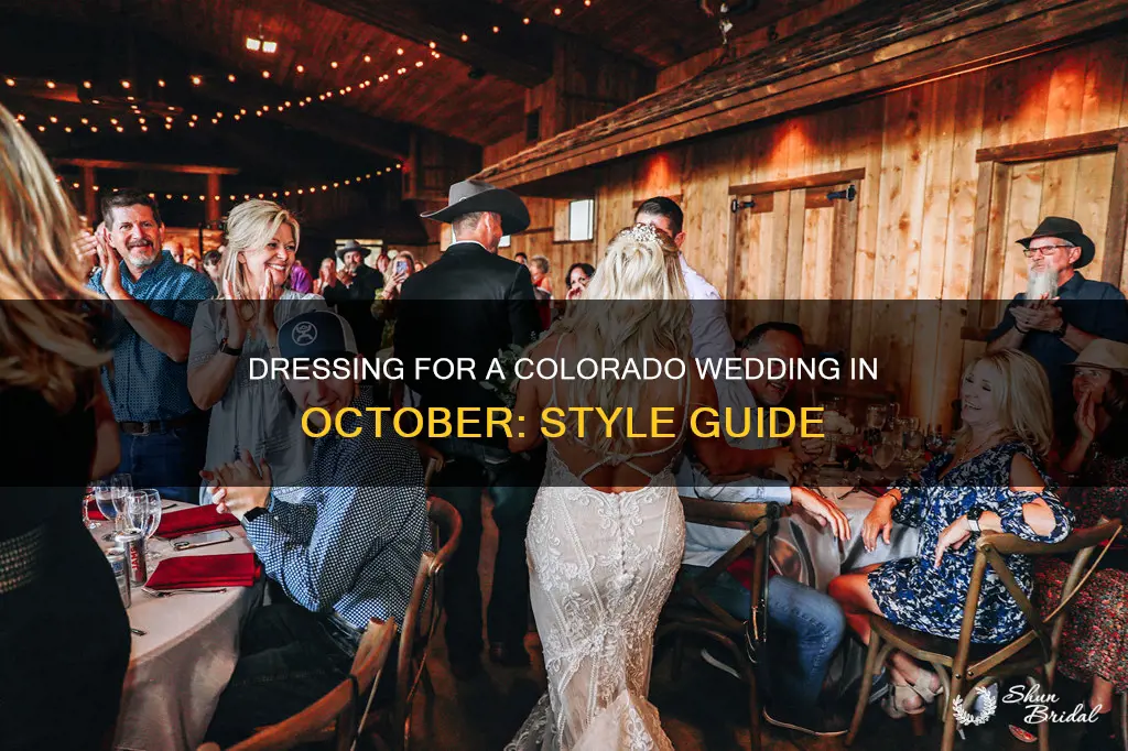 how to dress for a wedding in colorado october