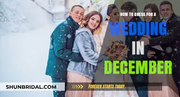 Winter Wedding Wear: Dressing for a December Ceremony