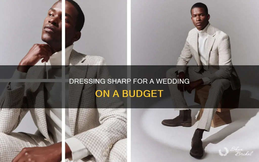 how to dress for a wedding on a budget men