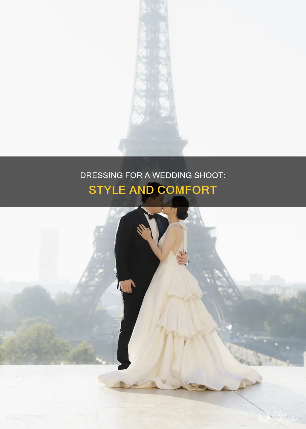 how to dress for a wedding shoot