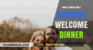 Style Guide: Wedding Welcome Dinner Attire