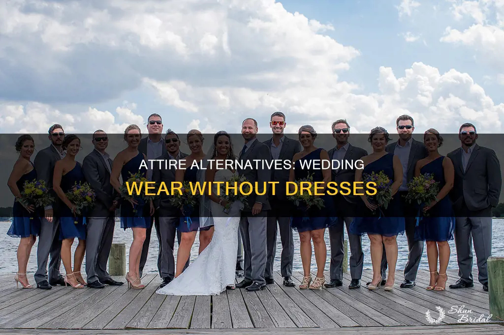 how to dress for a wedding without a dress
