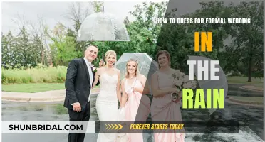 Stay Dry and Dapper: Dressing for a Formal Wedding in Rain
