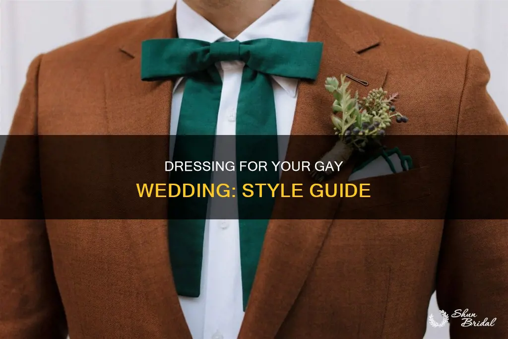 how to dress for gay wedding