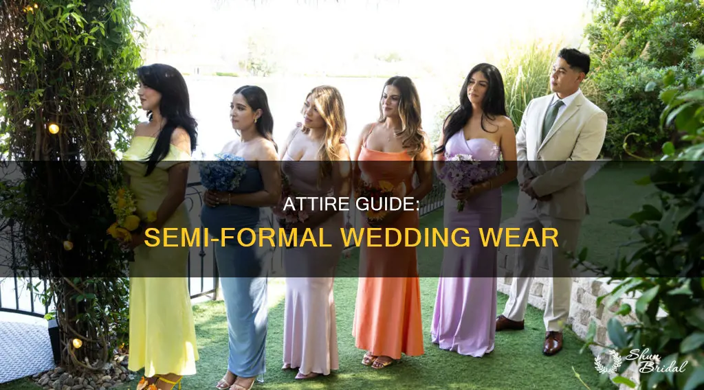 how to dress for semi formal wedding