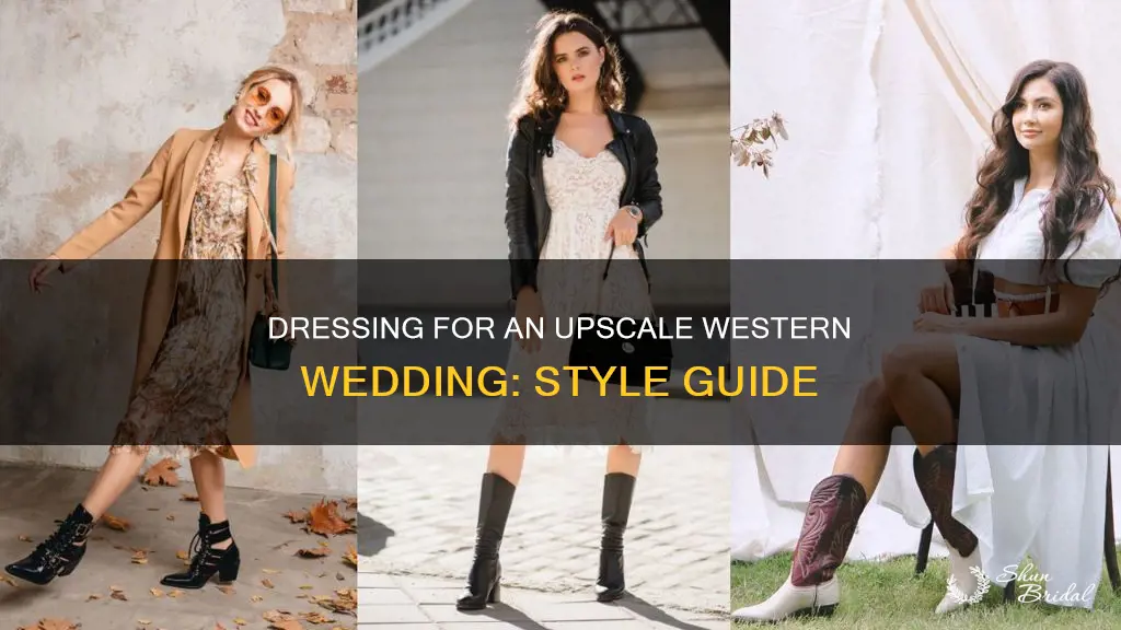 how to dress for upscale western wedding