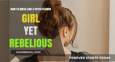 Petite Rebel: Flower Girl Style with an Edgy Twist