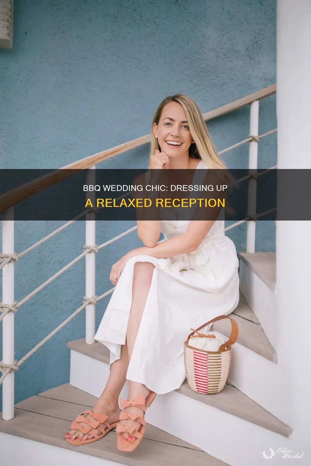 how to dress up a bbq wedding reception
