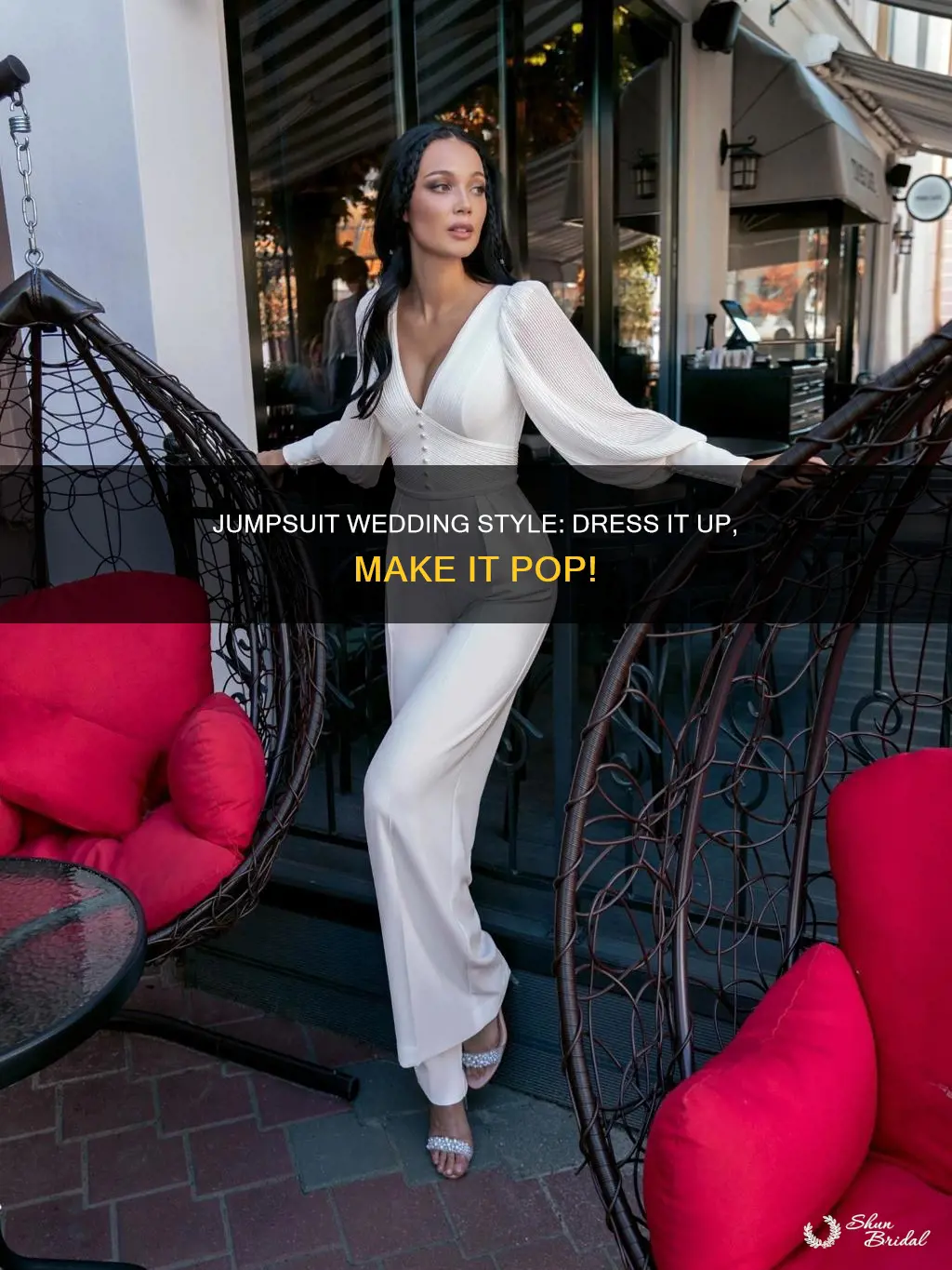 how to dress up a jumpsuit for a wedding