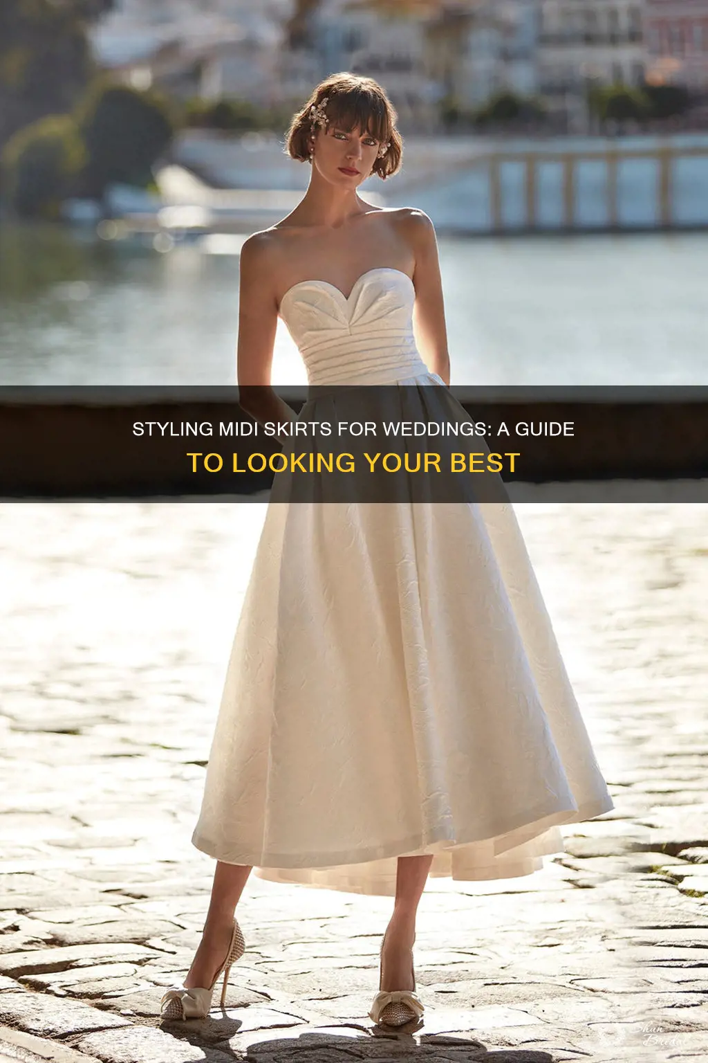how to dress up a midi skirt for a wedding