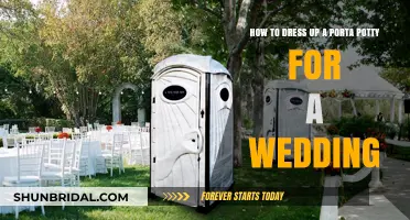 Porta Potty Wedding Chic: Disguise and Decorate with Style