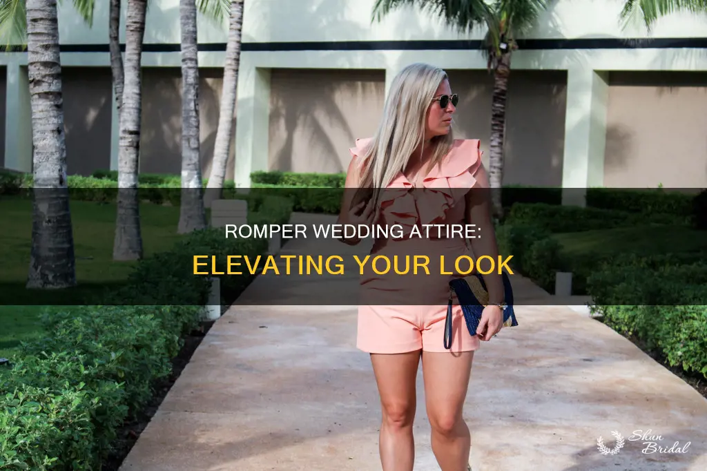 how to dress up a romper for a wedding