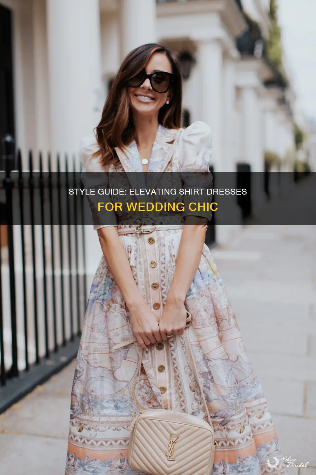 how to dress up a shirt dress for a wedding