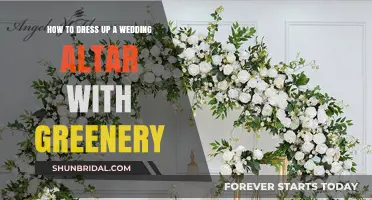 Designing a Wedding Altar with Natural Greenery