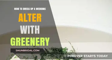 Creative Ways to Dress Up Your Wedding Altar with Greenery