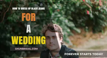 Black Jeans at a Wedding: Dressing Up Right