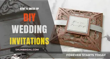 DIY Wedding Invites: Dressing Up Your Special Day