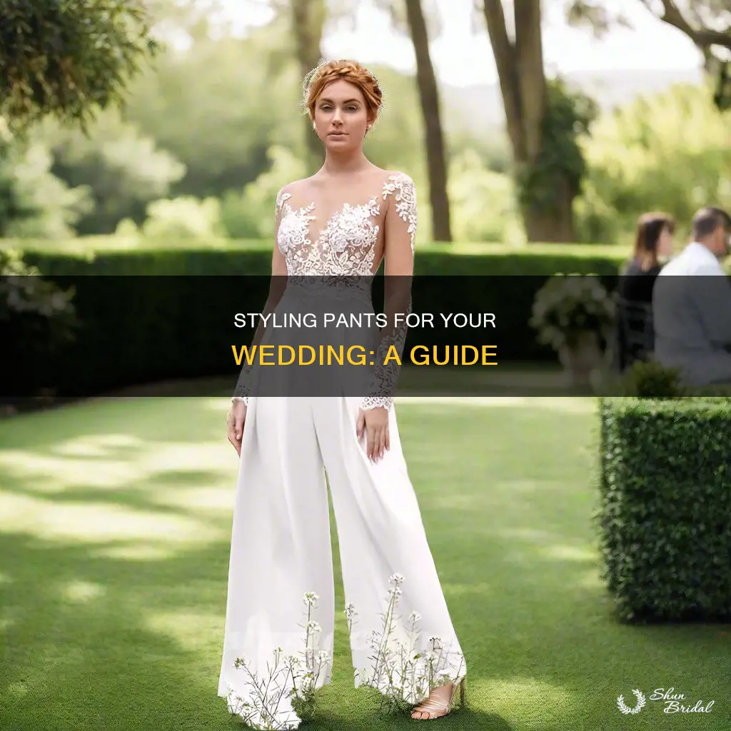 how to dress up pants for a wedding