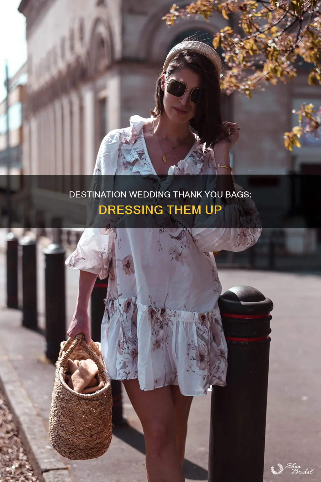how to dress up thabk you bags on destination wedding