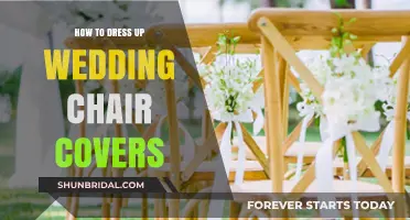 Creative Ways to Dress Up Your Wedding Chair Covers