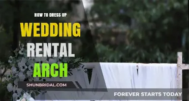 The Arch's Transformation: From Simple to Wedding-Ready