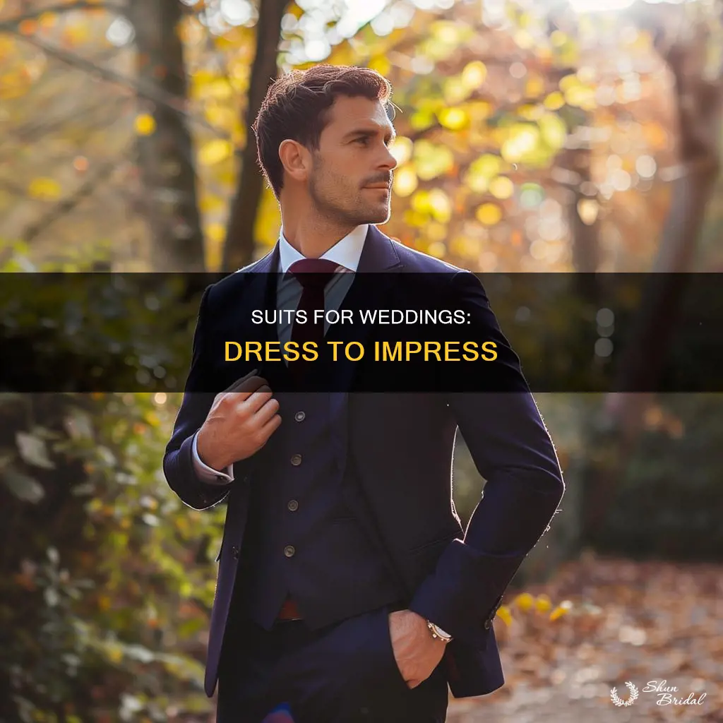 how to dress up your suit for wedding