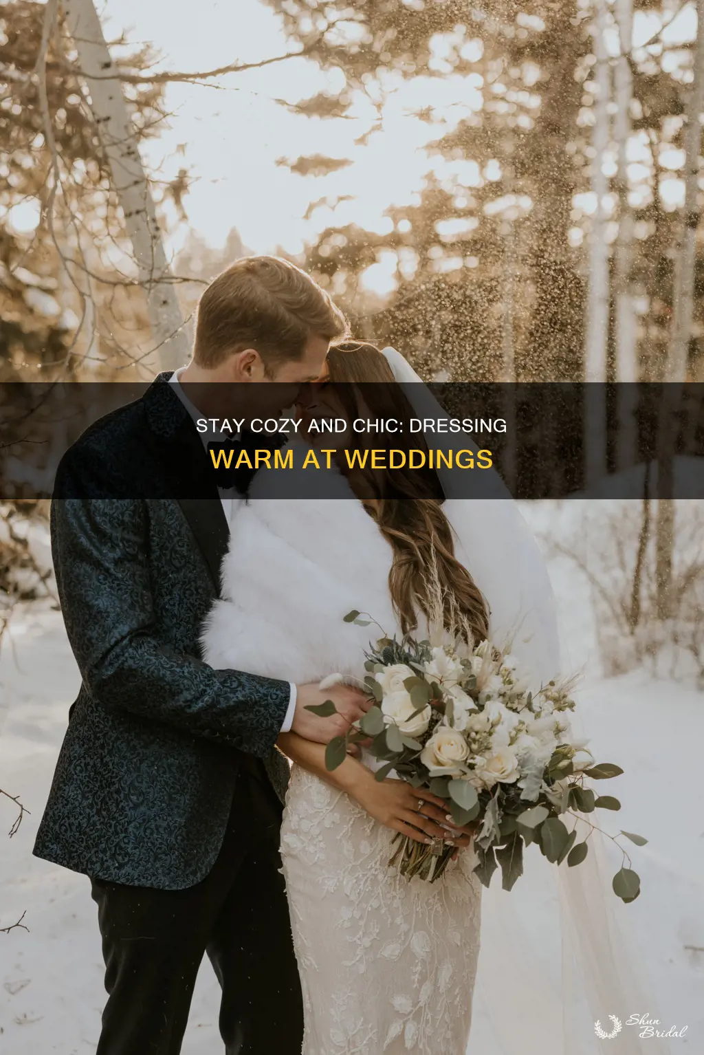 how to dress warm at a wedding