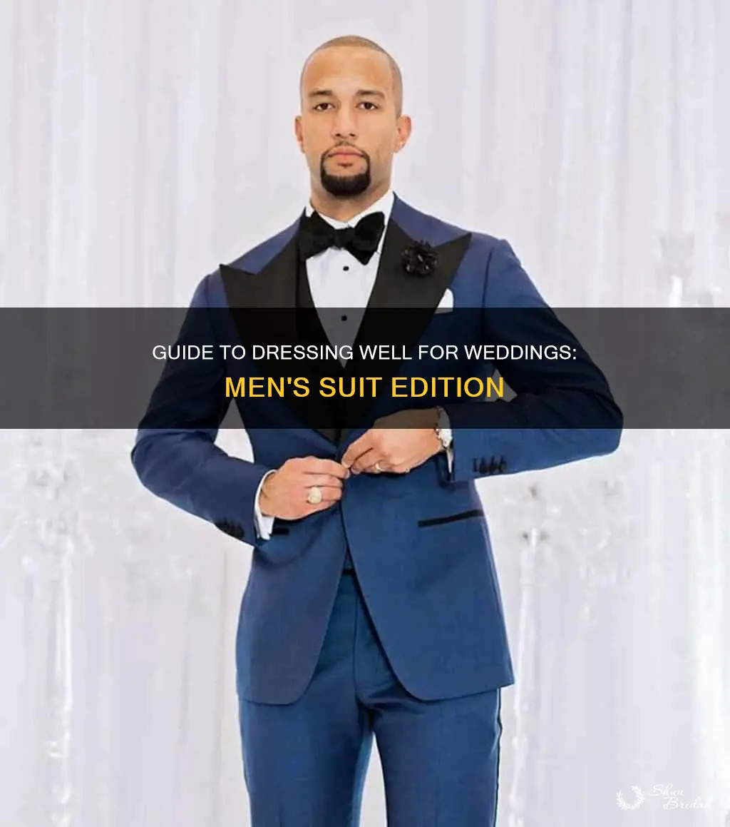 how to dress well wedding men suit