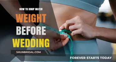 Shed Water Weight Fast: Pre-Wedding Tips for a Slimmer Look