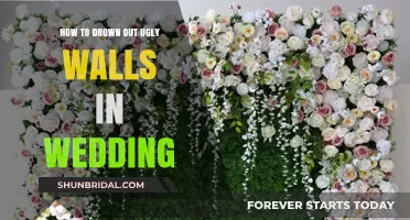Creative Ways to Hide Ugly Walls for a Picture-Perfect Wedding