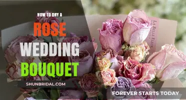 Preserving Your Rose Wedding Bouquet: Simple Steps to Perfectly Dry Flowers