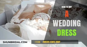 Drying Your Wedding Dress: Tips and Tricks