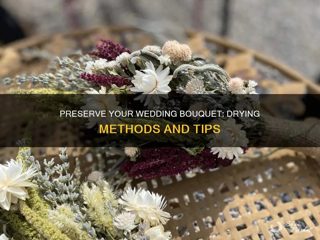 how to dry wedding bouquet