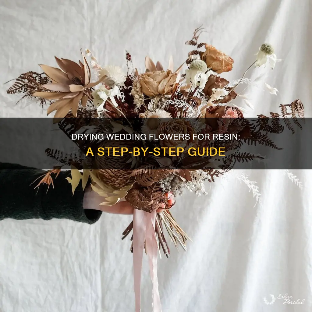 how to dry wedding flowers for resin