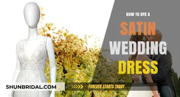 Transforming Satin Wedding Gowns: Dyeing Techniques and Tips