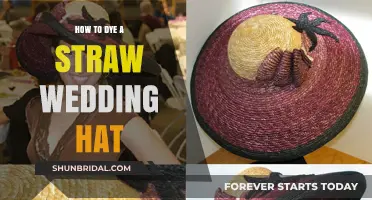 Dyeing Your Straw Wedding Hat: A Step-by-Step DIY Guide