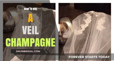 Elegant Veil Dyeing: Achieving the Perfect Champagne Hue at Home