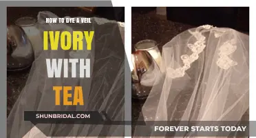 DIY Ivory Veil: Tea-Dyeing Tips for a Vintage Wedding Look