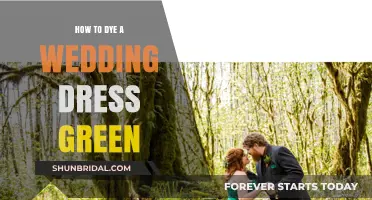 Transforming Wedding Dresses: Dyeing Gowns Green