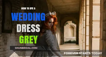 Transforming Wedding Dresses: Dyeing Them Grey
