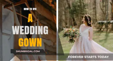 Transform Your Wedding Gown: A Step-by-Step Guide to Dyeing