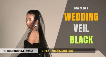 Dyeing Your Wedding Veil Black: A Step-by-Step Guide for a Unique Look