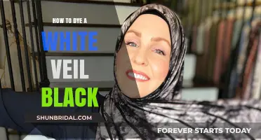 Transforming Your White Veil: A Step-by-Step Guide to Dyeing It Black