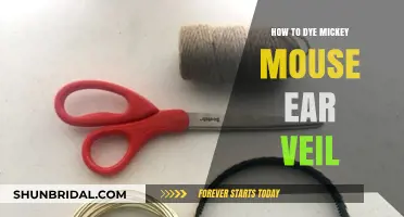 DIY Mickey Mouse Ear Veil Dyeing: A Step-by-Step Creative Guide