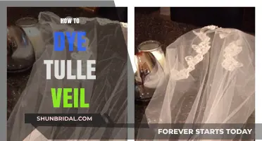 Dyeing Tulle Veil: Easy Steps for a Custom Bridal Look
