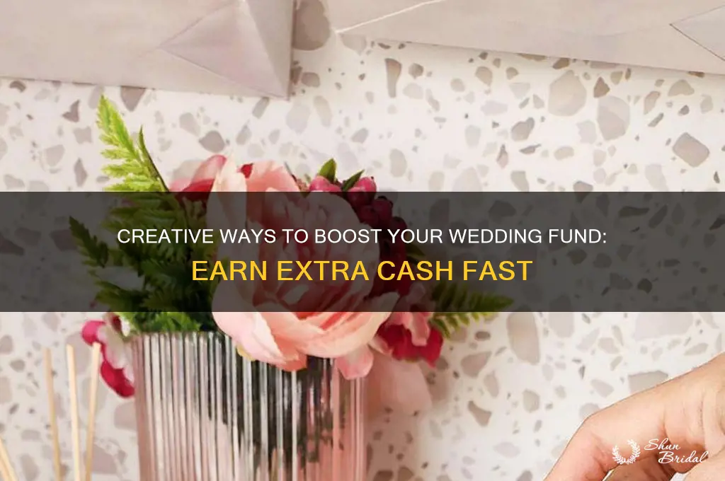 how to earn extra money for your wedding
