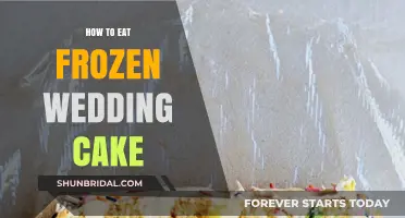 Delicious Tips: Enjoying Frozen Wedding Cake Like a Pro